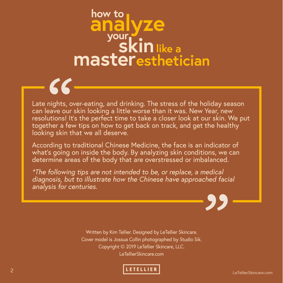How to Analyze Your Skin Like a Master Esthetician LETELLIER